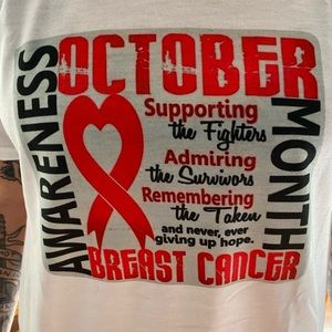 Breast Cancer Awareness T-Shirt Size M New